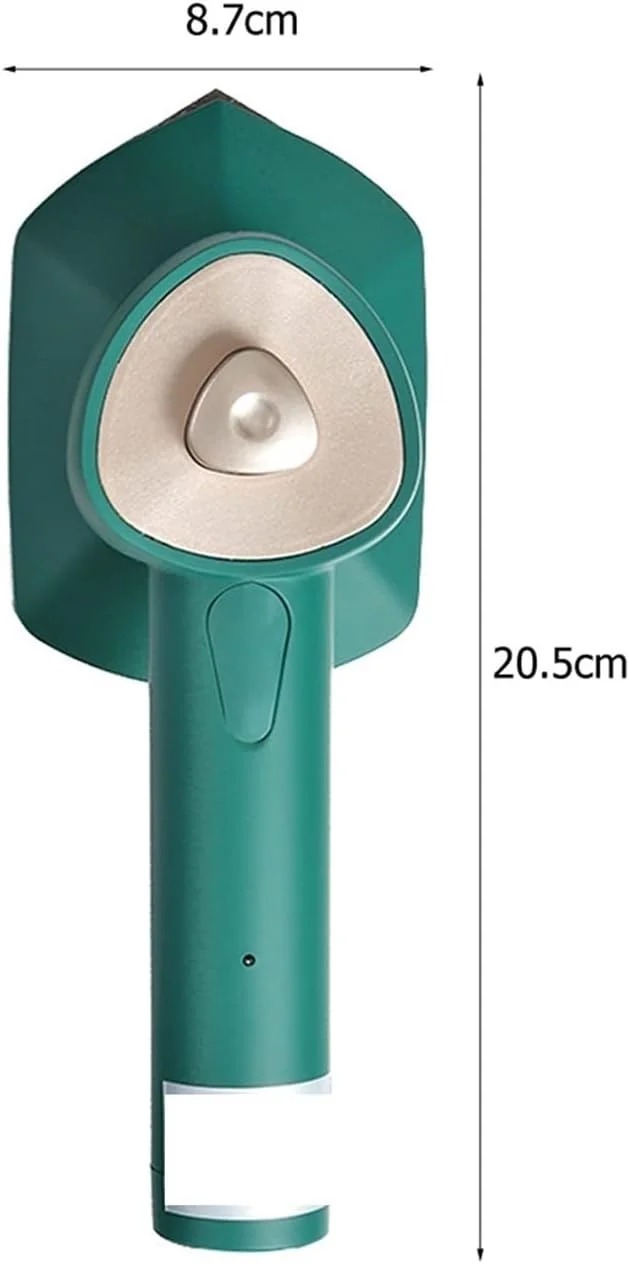 بخارگر لباس 1800 واتی قدرتمند با جریان بخار 55 گرم در دقیقه، بخارگر لباس با مخزن آب بزرگ 3.8 لیتری، حذف سریع چروک لباس مناسب برای همه پارچه ها، مشکی (مشکی)