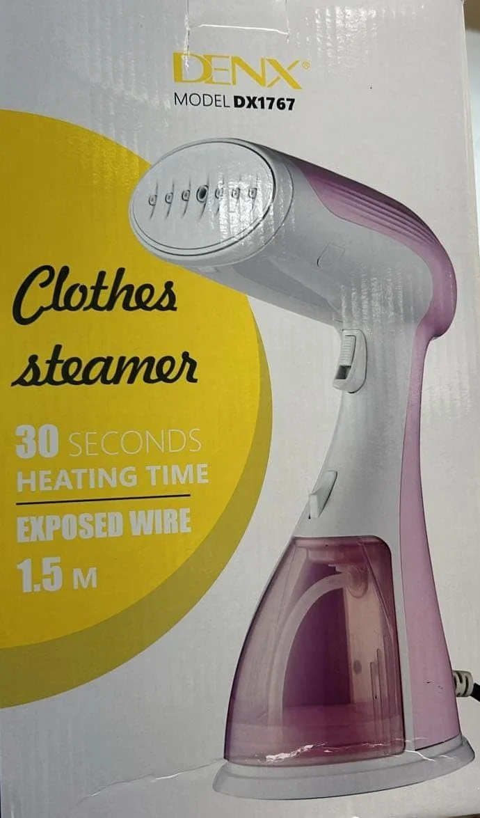 بخارگر لباس DENX، خشک کن مایکروویو، سشوار برقی، دستی قابل حمل، با مخزن آب، سبز