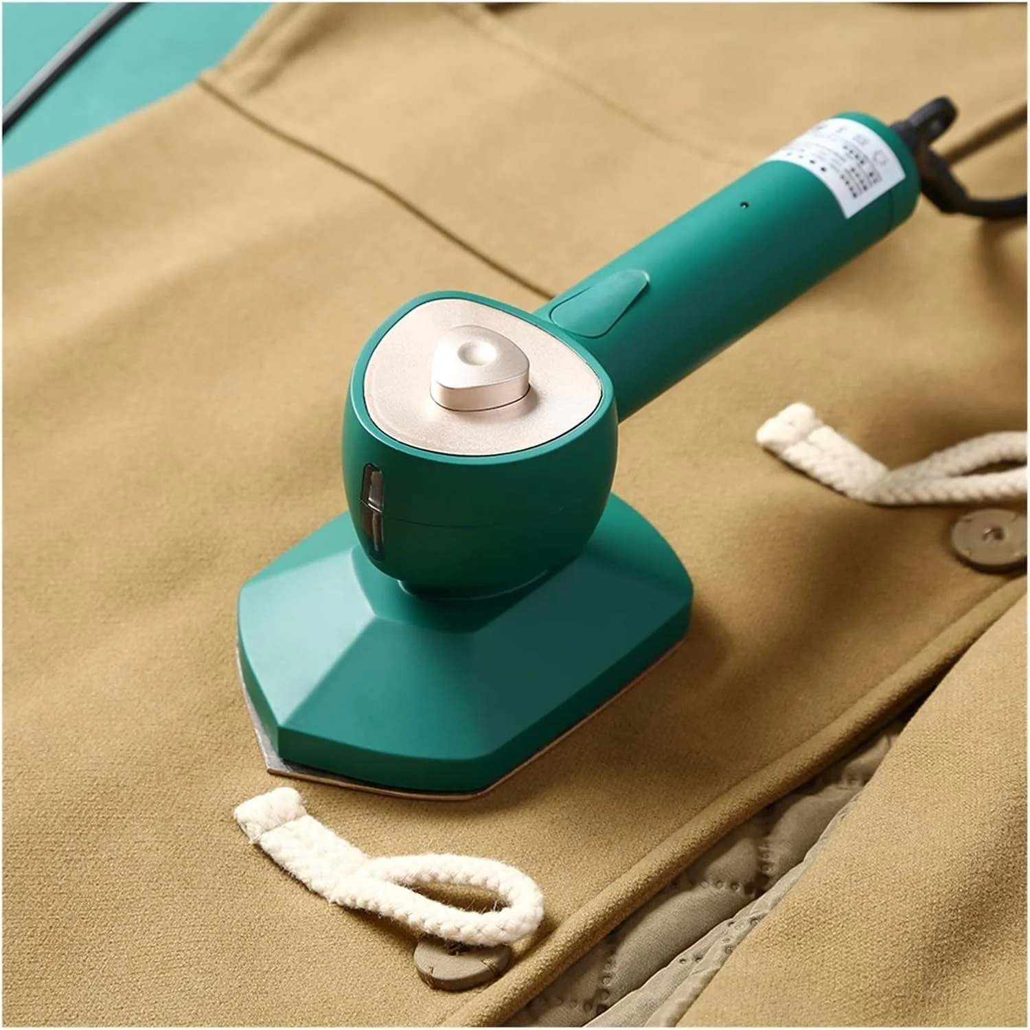 بخارگر لباس 1800 واتی قدرتمند با جریان بخار 55 گرم در دقیقه، بخارگر لباس با مخزن آب بزرگ 3.8 لیتری، حذف سریع چروک لباس مناسب برای همه پارچه ها، مشکی (مشکی)