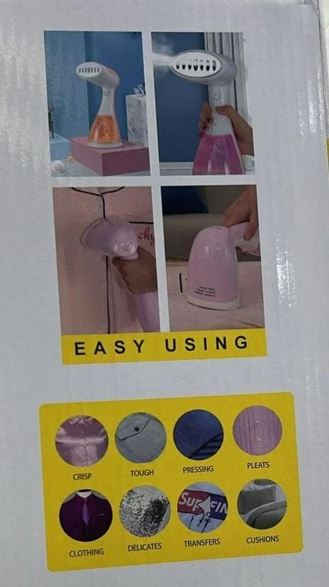 بخارگر لباس DENX، خشک کن مایکروویو، سشوار برقی، دستی قابل حمل، با مخزن آب، سبز