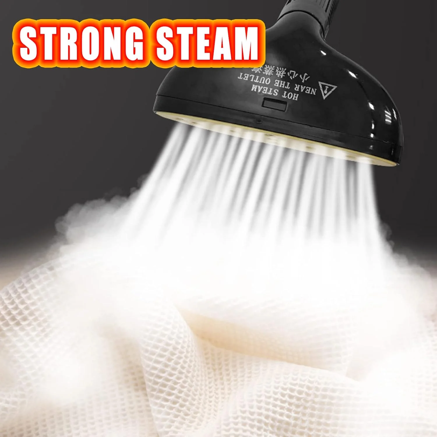 بخارگر لباس 2000 وات حرفه ای با کنترل 10 مرحله ای بخار، بخارگر لباس با میز اتو و چوب لباسی، 60 دقیقه بخار مداوم