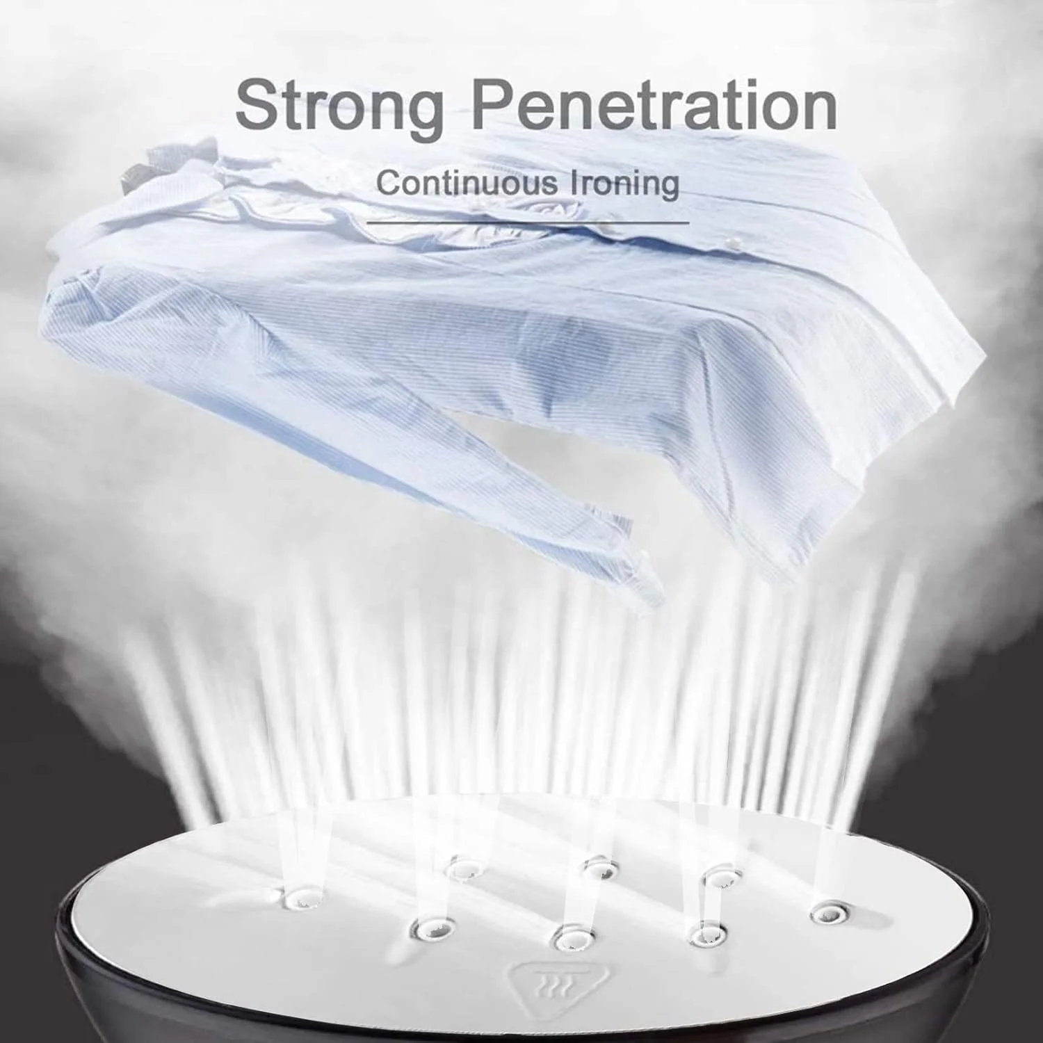 بخارگر ایستاده لباس 2000 وات، بخارگر حرفه ای و سنگین لباس، کنترل بخار 10 حالته، گرم شدن سریع 45 ثانیه ای، از بین برنده چروک