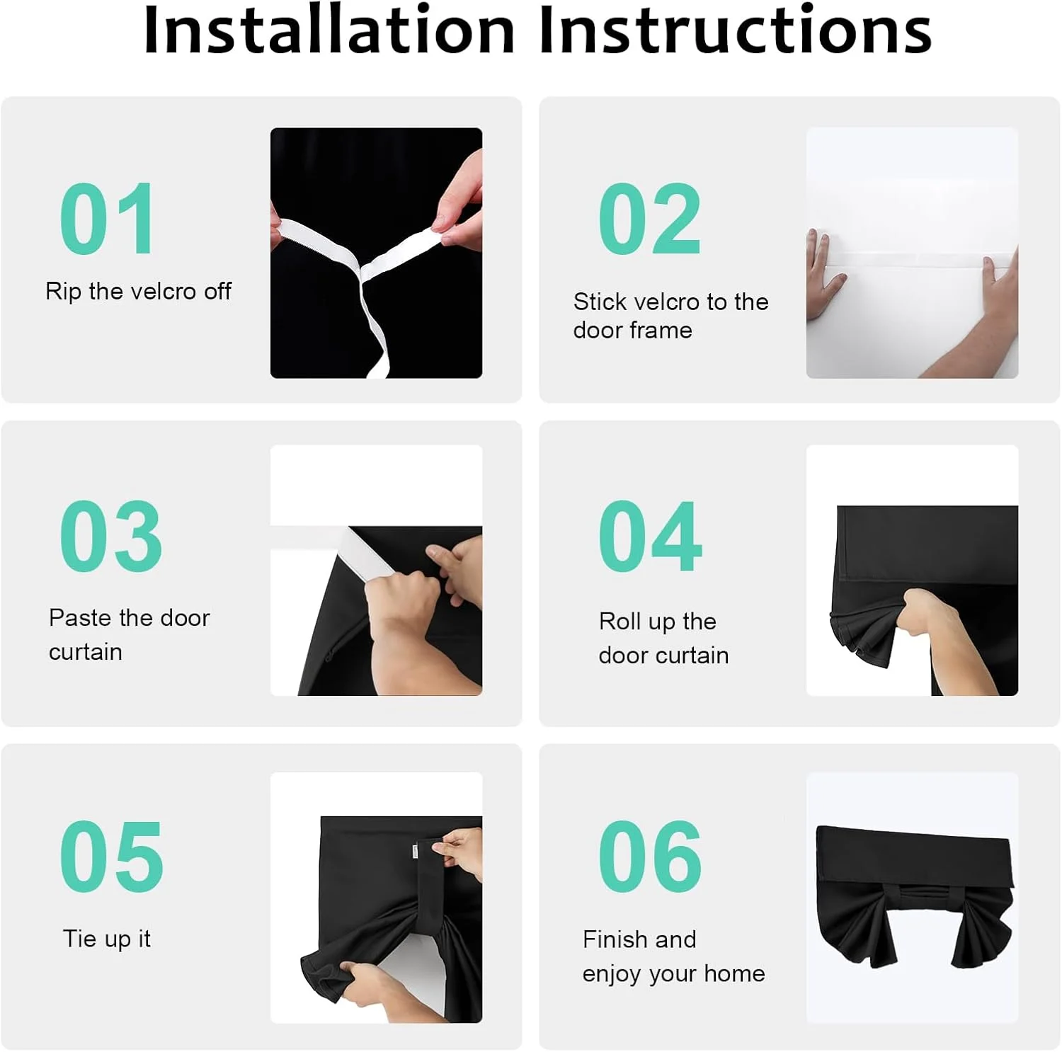 پرده درب فرانسوی کوچک برای تاریک کردن اتاق، پوشش پنجره درب با رنگ ثابت، سایه پرده جمع شو - 76 عرض در 178 طول سانتیمتر، مشکی، 1 عدد پرده درب فرانسوی کوچک برای تاریک کردن اتاق، پوشش پنجره درب با رنگ ثابت، سایه پرده جمع شو - 76 عرض در 178 طول سانتیمتر، مشکی، 1 عدد