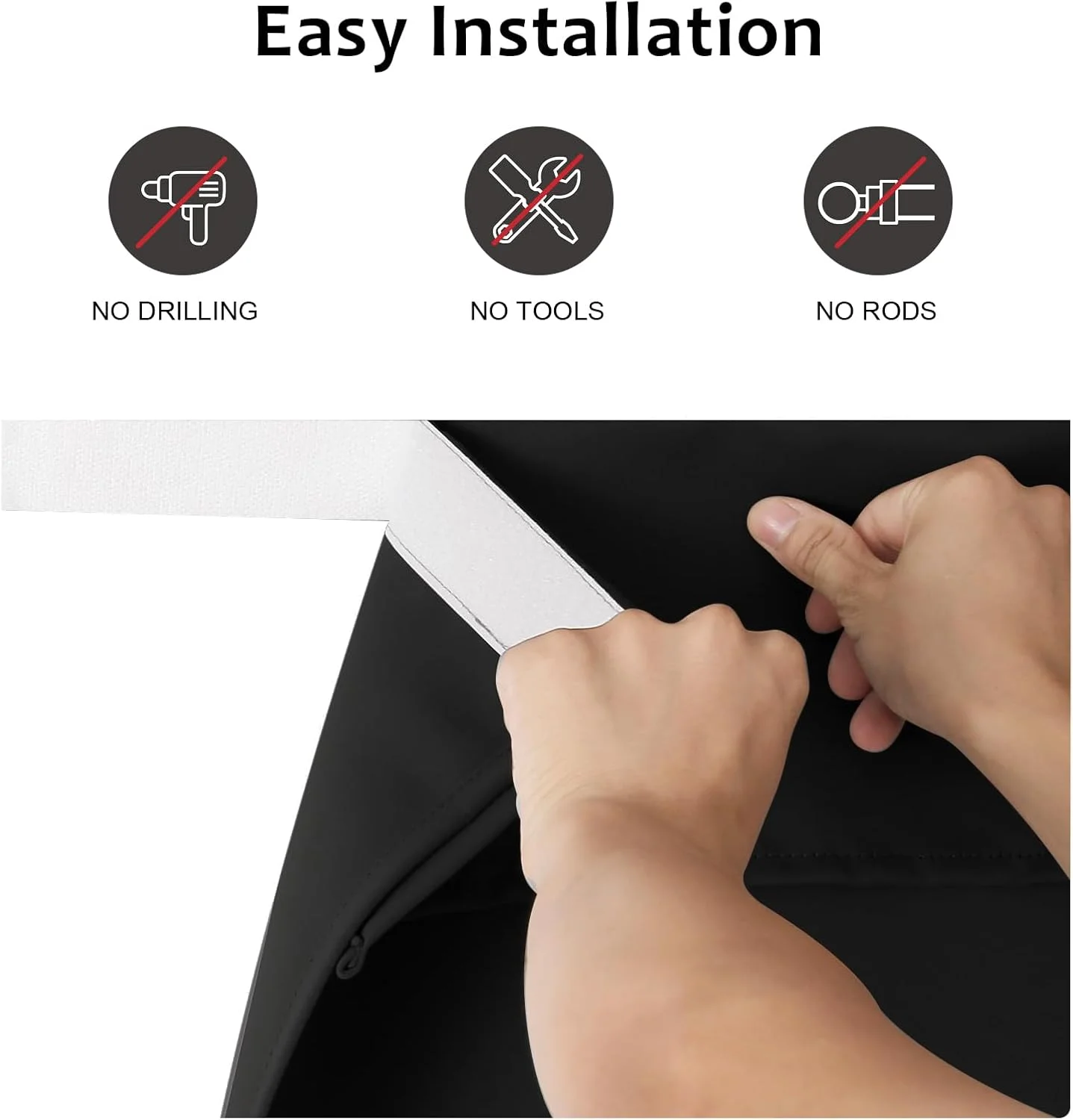 پرده درب فرانسوی کوچک برای تاریک کردن اتاق، پوشش پنجره درب با رنگ ثابت، سایه پرده جمع شو - 76 عرض در 178 طول سانتیمتر، مشکی، 1 عدد پرده درب فرانسوی کوچک برای تاریک کردن اتاق، پوشش پنجره درب با رنگ ثابت، سایه پرده جمع شو - 76 عرض در 178 طول سانتیمتر، مشکی، 1 عدد