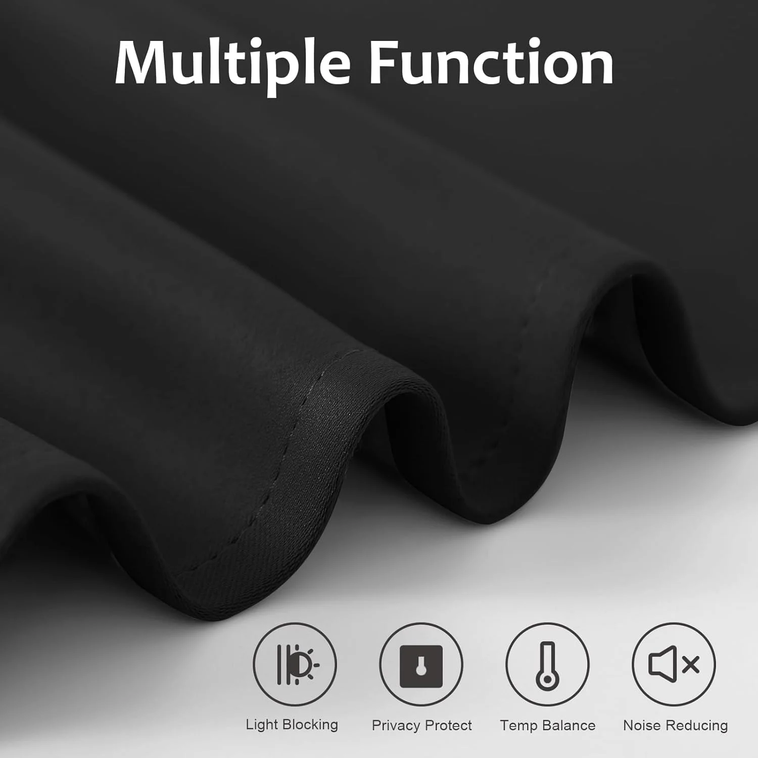 پرده درب فرانسوی کوچک برای تاریک کردن اتاق، پوشش پنجره درب با رنگ ثابت، سایه پرده جمع شو - 76 عرض در 178 طول سانتیمتر، مشکی، 1 عدد پرده درب فرانسوی کوچک برای تاریک کردن اتاق، پوشش پنجره درب با رنگ ثابت، سایه پرده جمع شو - 76 عرض در 178 طول سانتیمتر، مشکی، 1 عدد