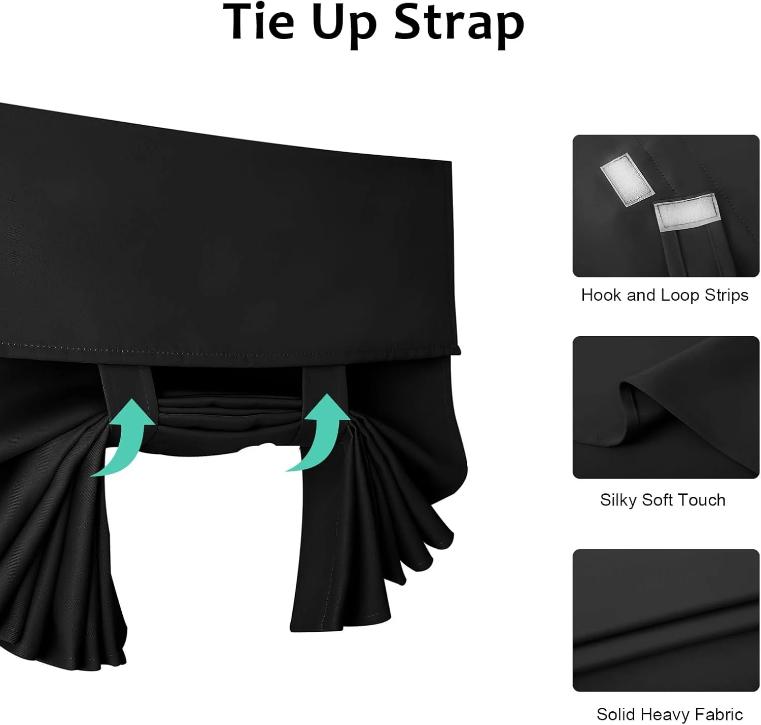 پرده درب فرانسوی کوچک برای تاریک کردن اتاق، پوشش پنجره درب با رنگ ثابت، سایه پرده جمع شو - 76 عرض در 178 طول سانتیمتر، مشکی، 1 عدد پرده درب فرانسوی کوچک برای تاریک کردن اتاق، پوشش پنجره درب با رنگ ثابت، سایه پرده جمع شو - 76 عرض در 178 طول سانتیمتر، مشکی، 1 عدد