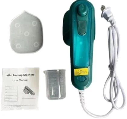 اتو بخارگر کوچک لباس JDD، 1000 وات، تاشو و دستی، کفی سرامیکی نچسب، گرم شدن 15 ثانیه ای