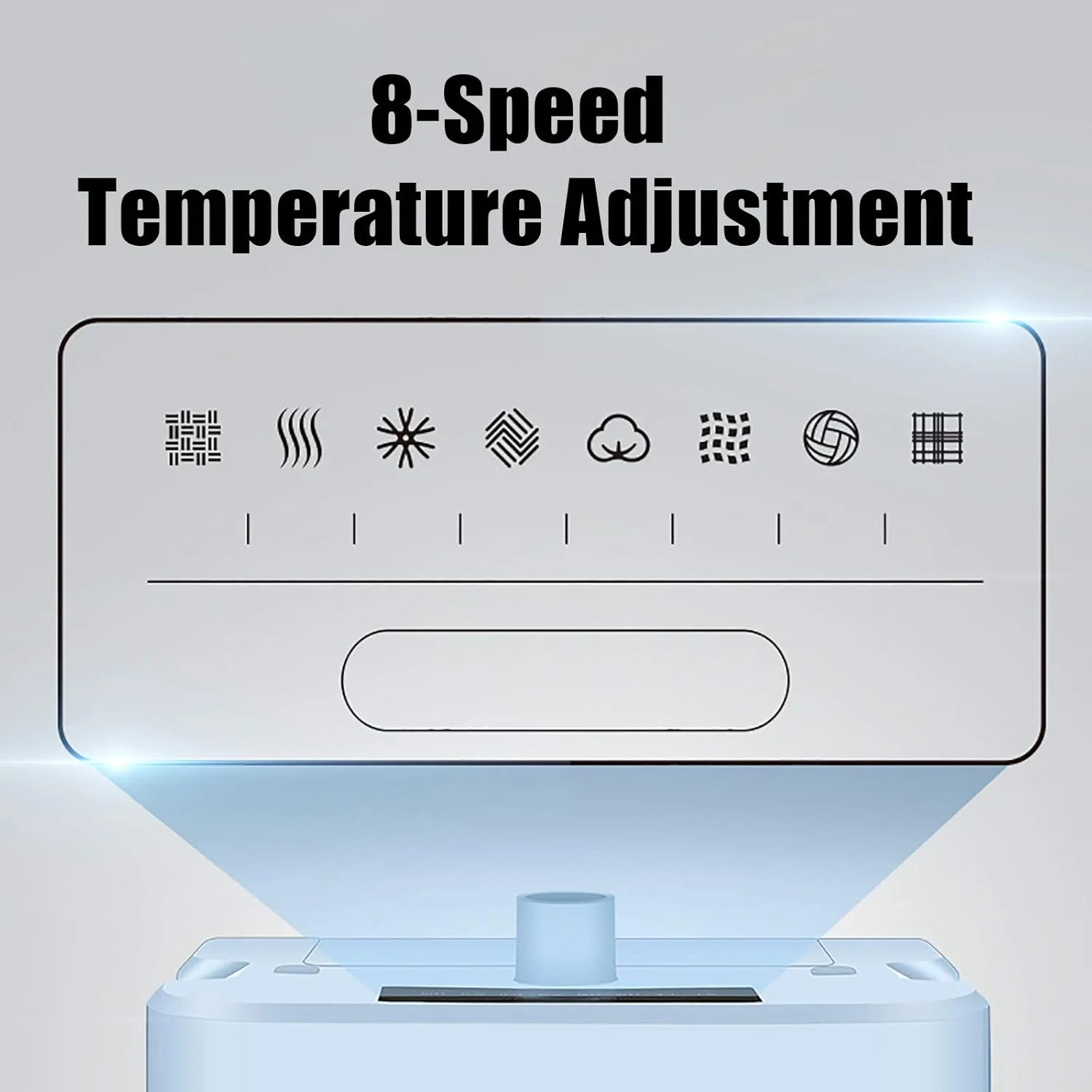 بخارگر عمودی لباس سایز بزرگ - اتو بخار دستی کوچک حرفه ای 1800 وات با صفحه اتو داخلی و مخزن آب 2 لیتری برای مصارف خانگی و تجاری