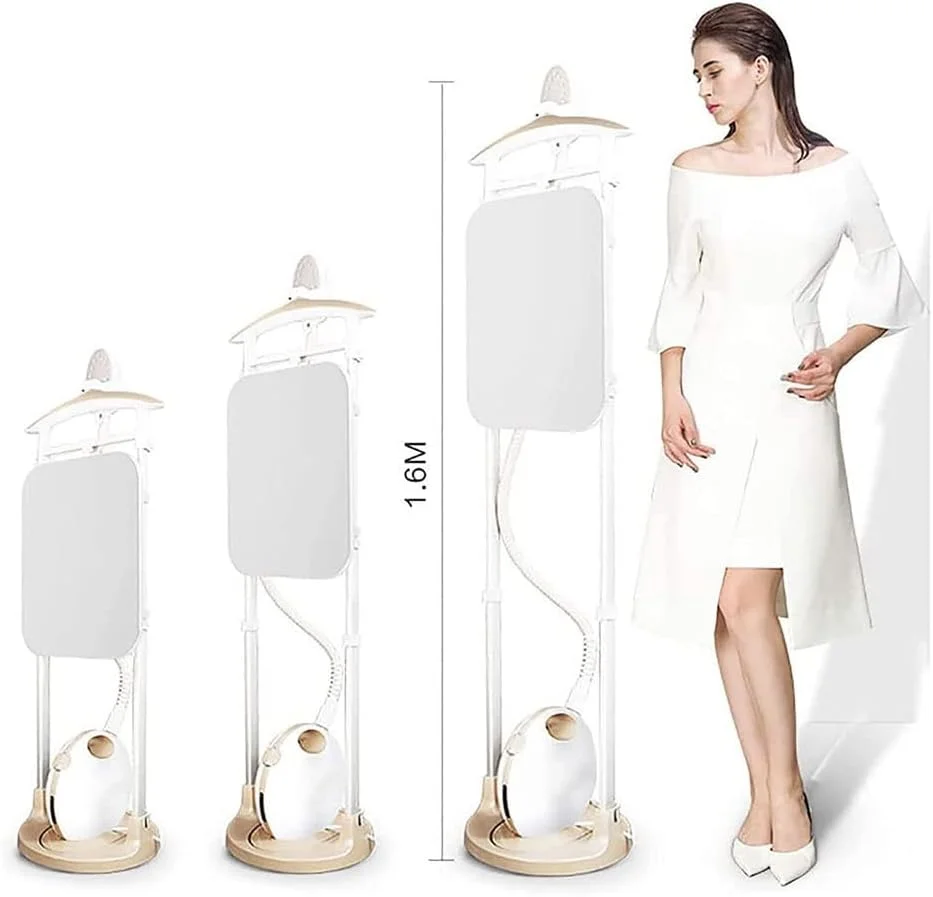 بخارگر لباس ایستاده حرفه ای 1800 واتی با پد اتو، مخزن آب بزرگ 1.2 لیتری