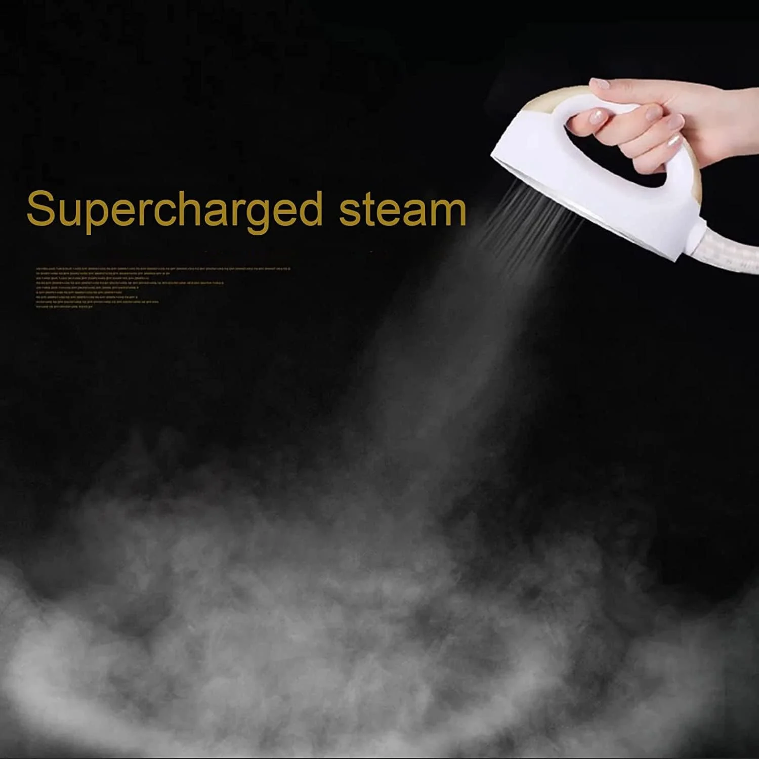 بخارگر لباس ایستاده حرفه ای 1800 واتی با پد اتو، مخزن آب بزرگ 1.2 لیتری