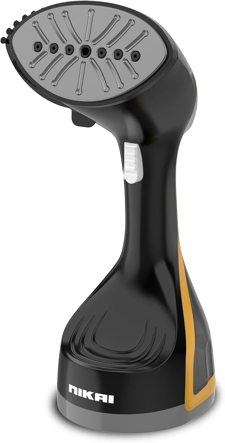 بخارگر لباس نیکای 1800 وات، رنگ مشکی و سفید