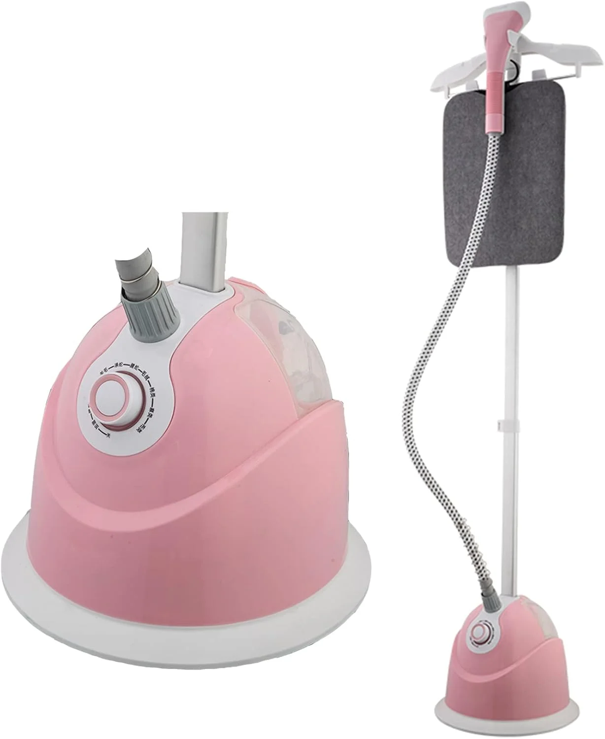 بخارگر ایستاده لباس، بخارگر پارچه 2000 وات برای لباس، بخارگر لباس سنگین آویز، 10 سطح بخار، مخزن آب 1.6 لیتری