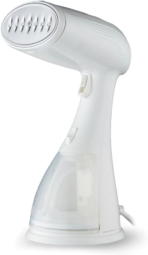بخارگر لباس 1500 وات 300 میلی لیتر، دستگاه بخارگر دستی آویز، از بین برنده چروک پارچه لباس دستی قابل حمل، گرم شدن سریع 30 ثانیه ای، خاموش شدن خودکار، مخزن آب بزرگ جداشدنی