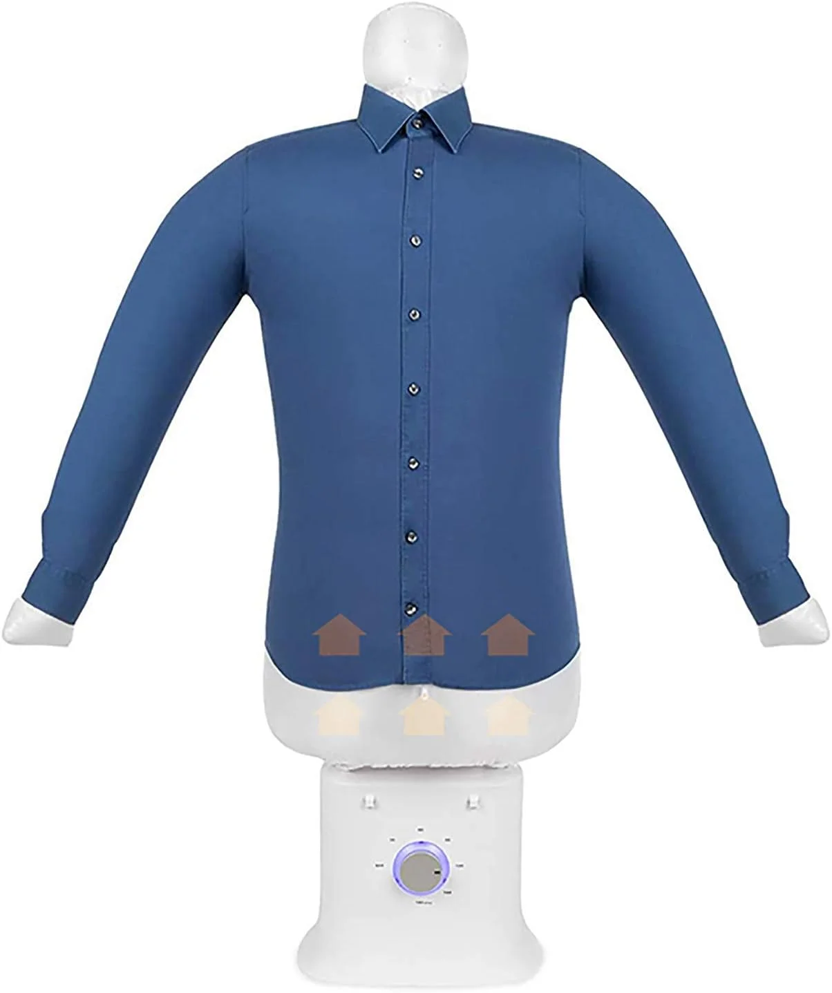 اتو بخار لباس، دستگاه اتو بخار بادی پیراهن خشک کن بخار هوشمند یک کلید اتوماتیک برای پیراهن/کت/شلوار/کفش/لباس کودکان/لباس زیر