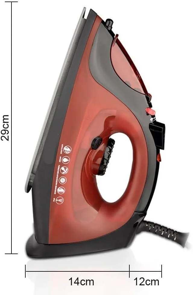 اتو بخار برقی قابل حمل - بخارگر عمودی دستی لباس، 220 ولت/110 ولت، صفحه ضد خش، گرمایش سریع برای خانه و مسافرت