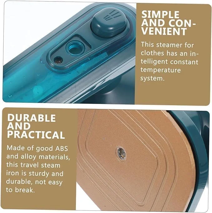 بخارگر لباس قابل حمل – اتو بخار برقی کوچک با سبد | بخارگر مسافرتی سبک وزن برای استفاده در خانه و در سفر