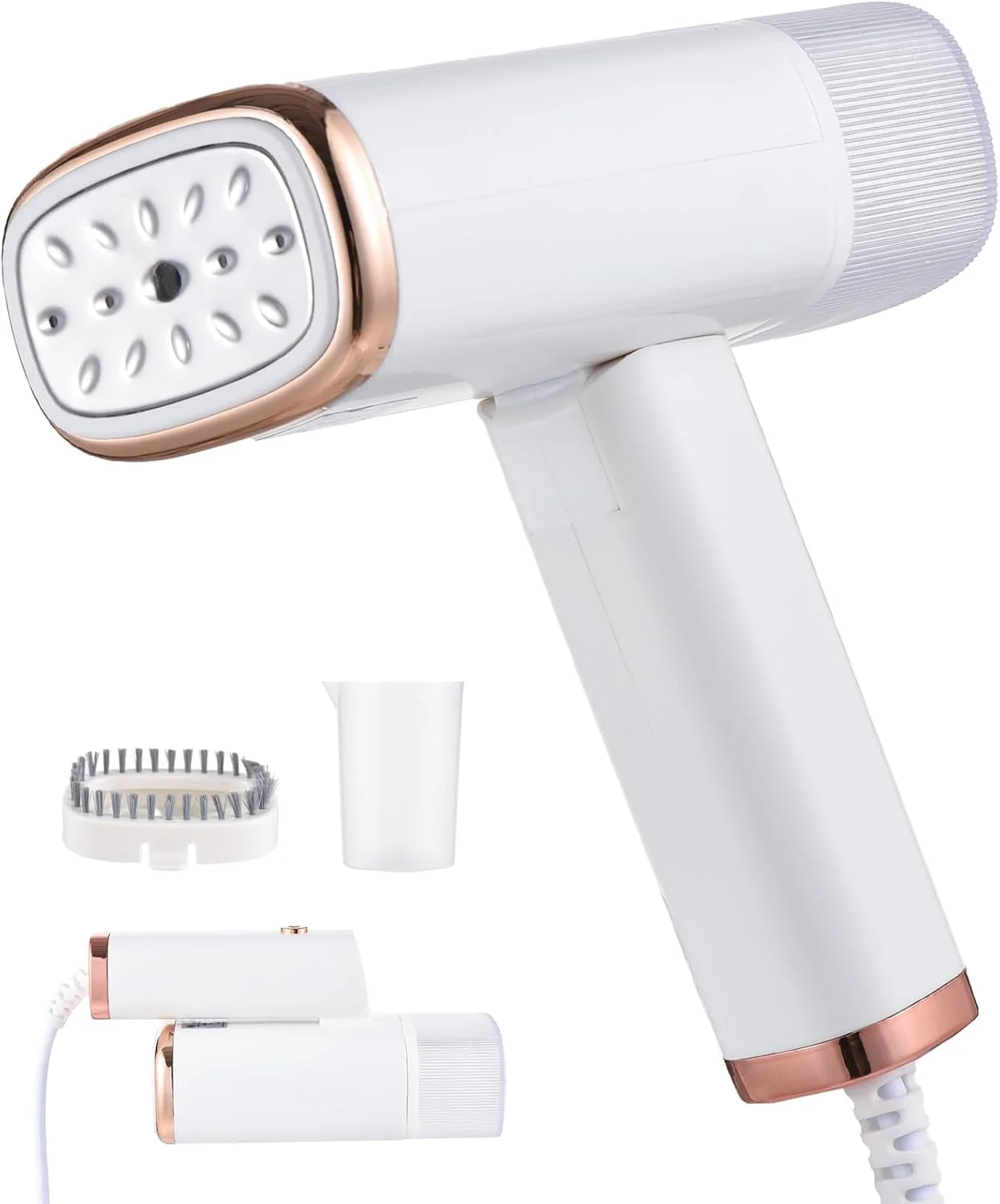 بخارگر لباس 1000 واتی تاشو و قدرتمند دستی برای لباس و پارچه، دارای مخزن آب بزرگ 120 میلی لیتری، گرم شدن سریع در 20 ثانیه، نفوذ قوی، بخار قابل حمل برای از بین بردن چروک