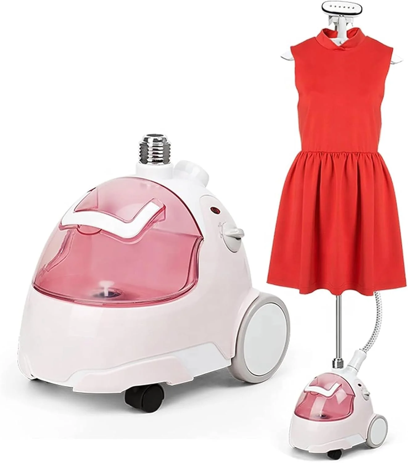 بخارگر عمودی لباس قابل حمل، بخارگر حرفه ای لباس فروشگاهی 1600 وات با قدرت بالا، حذف سریع چروک در 35 ثانیه بخارگر عمودی لباس قابل حمل، بخارگر حرفه ای لباس فروشگاهی 1600 وات با قدرت بالا، حذف سریع چروک در 35 ثانیه