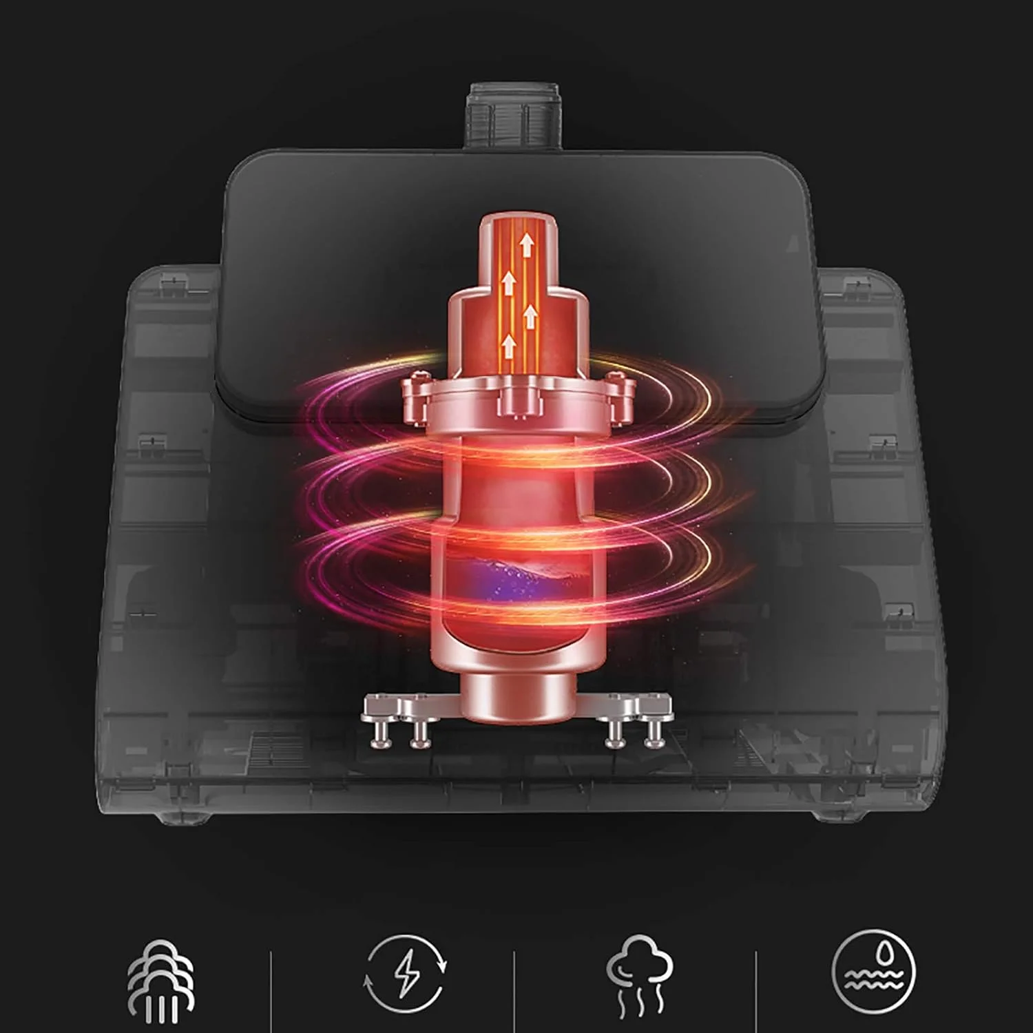بخارگر عمودی حرفه ای لباس - سایز کامل دو میله ای 1800 وات اتو کشی کوچک دستی با صفحه اتو داخلی و مخزن آب 2.4 لیتری برای مصارف خانگی و تجاری