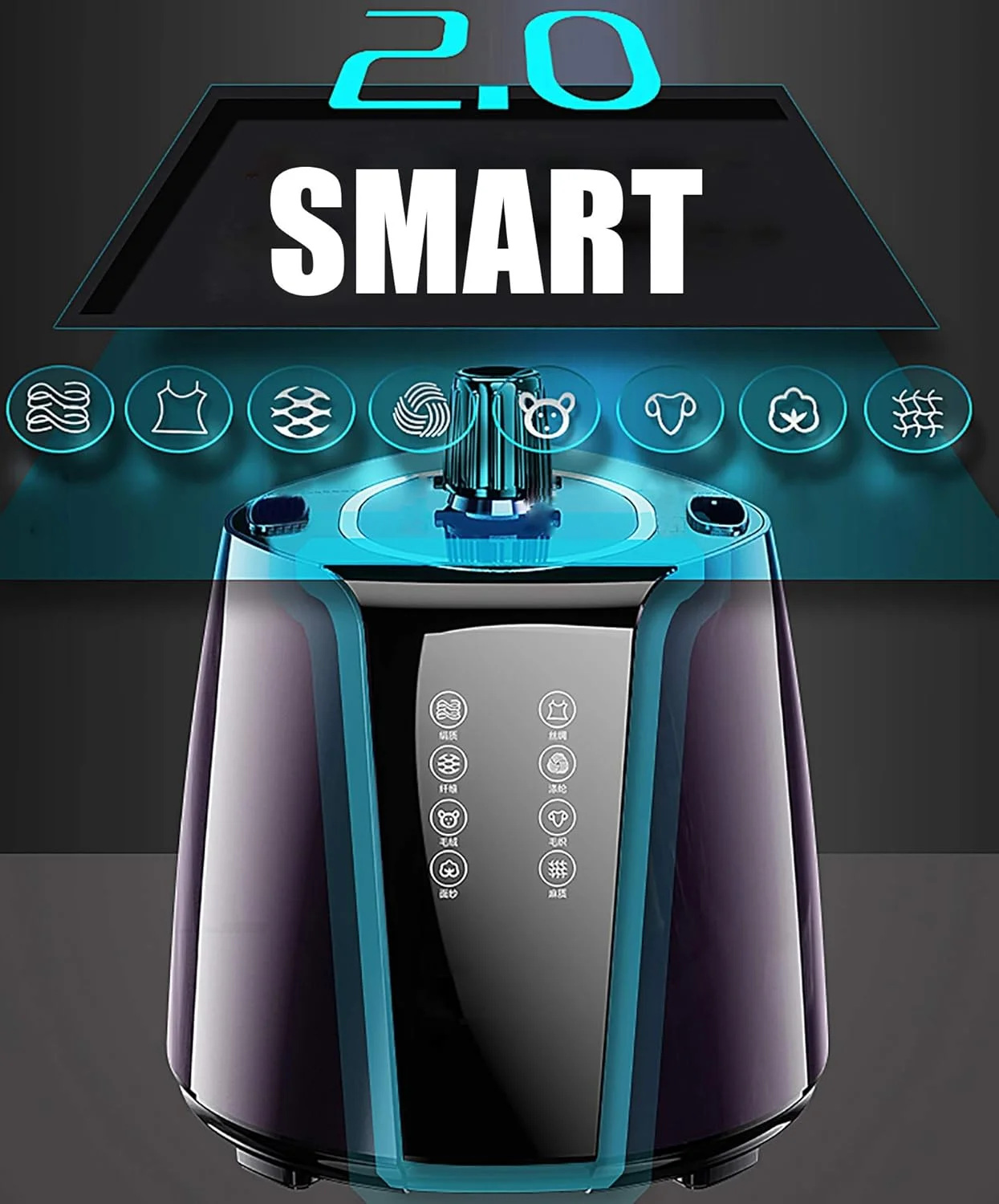 بخارگر عمودی حرفه ای لباس - دو قطبی با اندازه کامل 2000 وات، اتو دستی کوچک با میز اتو داخلی و مخزن آب 2 لیتری برای مصارف خانگی و تجاری