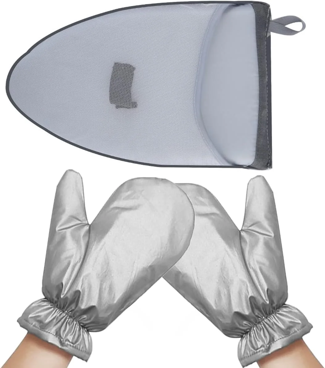 دستکش اتو بخار لباس 3 عددی، دستکش ضد بخار مراقبت ضد آب با حلقه انگشتی، دستکش محافظ مقاوم در برابر حرارت تخته اتو برای بخارگر لباس (نوک تیز) دستکش اتو بخار لباس 3 عددی، دستکش ضد بخار مراقبت ضد آب با حلقه انگشتی، دستکش محافظ مقاوم در برابر حرارت تخته اتو برای بخارگر لباس (نوک تیز)