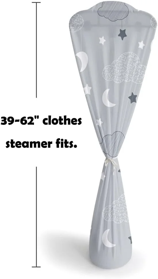 روکش ضد گرد و غبار بخارگر لباس SCSFCVIUS - روکش محافظ بخارگر پارچه ای برای بخارگر لباس خانگی و تجاری، کیف نگهداری بخارگر لباس عمودی جهانی (سفید) روکش ضد گرد و غبار بخارگر لباس SCSFCVIUS - روکش محافظ بخارگر پارچه ای برای بخارگر لباس خانگی و تجاری، کیف نگهداری بخارگر لباس عمودی جهانی (سفید)