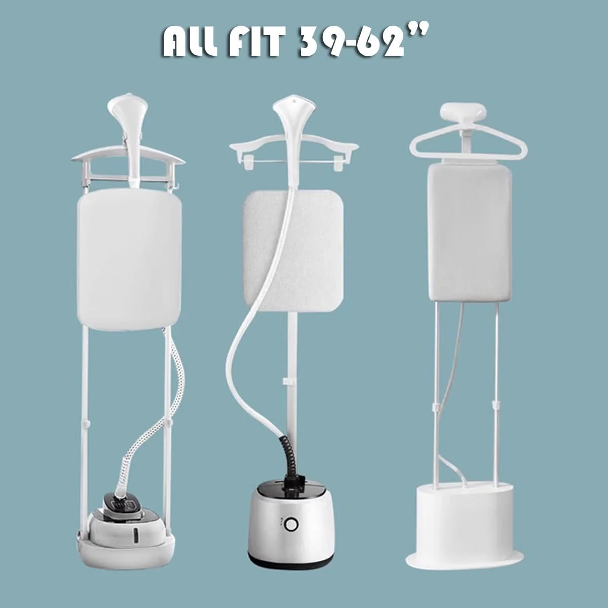 روکش ضد گرد و غبار بخارگر لباس SCSFCVIUS - روکش محافظ بخارگر پارچه ای برای بخارگر لباس خانگی و تجاری، کیف نگهداری بخارگر لباس عمودی جهانی (سفید) روکش ضد گرد و غبار بخارگر لباس SCSFCVIUS - روکش محافظ بخارگر پارچه ای برای بخارگر لباس خانگی و تجاری، کیف نگهداری بخارگر لباس عمودی جهانی (سفید)