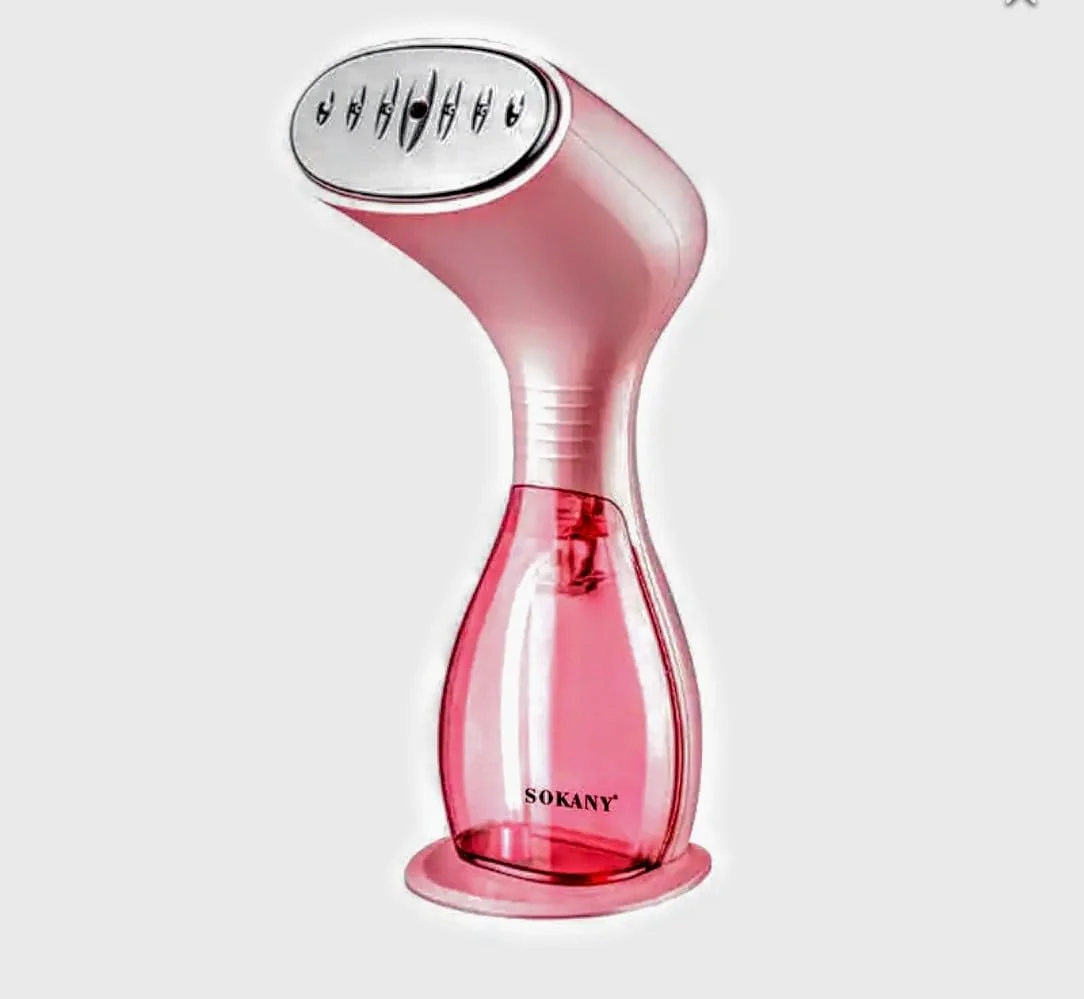 بخارگر دستی لباس سوکانی مدل SK-3061 – اتو بخار مسافرتی 1000 وات برای لباس، صفحه استیل ضد زنگ، مخزن آب 170 میلی لیتری، مناسب سفر و منزل، گرم شدن سریع، صورتی بخارگر دستی لباس سوکانی مدل SK-3061 – اتو بخار مسافرتی 1000 وات برای لباس، صفحه استیل ضد زنگ، مخزن آب 170 میلی لیتری، مناسب سفر و منزل، گرم شدن سریع، صورتی