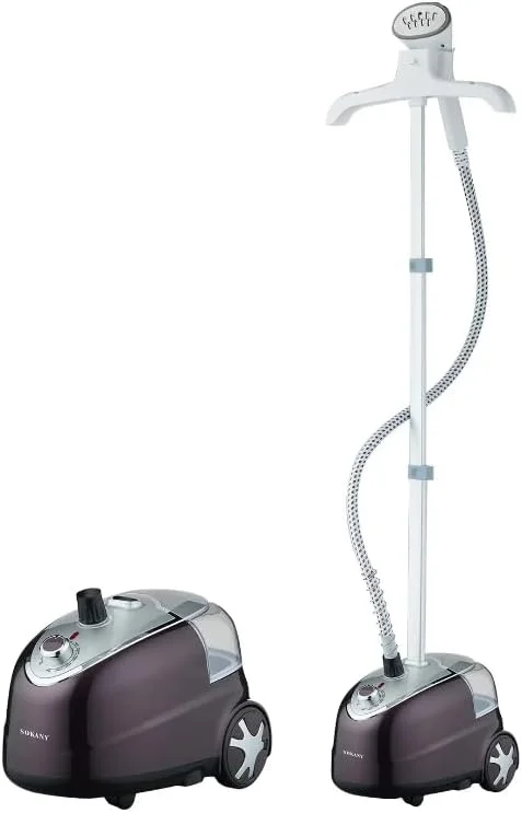 بخارگر لباس سوکانی 2000 وات، ظرفیت 2 لیتر، بخار قوی، گرم شدن در 45 ثانیه، مشکی بخارگر لباس سوکانی 2000 وات، ظرفیت 2 لیتر، بخار قوی، گرم شدن در 45 ثانیه، مشکی