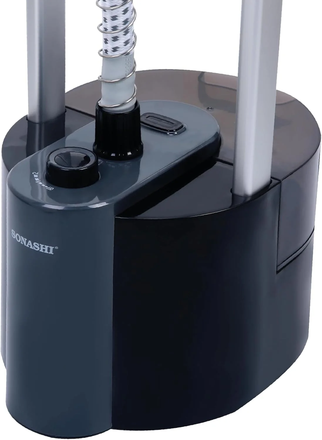 بخارگر لباس سوناشی با سکوی اتو بخار سنتی | 60 دقیقه کار مداوم - بخارگر حرفه ای با تخته اتو/سر اسپری/چوب لباسی و نگهدارنده 1.8 لیتری 2000 وات SGS-317N مشکی بخارگر لباس سوناشی با سکوی اتو بخار سنتی | 60 دقیقه کار مداوم - بخارگر حرفه ای با تخته اتو/سر اسپری/چوب لباسی و نگهدارنده 1.8 لیتری 2000 وات SGS-317N مشکی