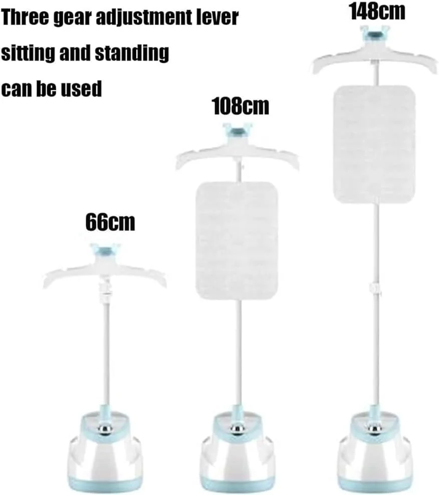 بخارگر ایستاده لباس، بخارگر تاشو پوشاک، با میز اتو قابل تنظیم، آویز میله ای و مخزن جداشدنی، اتو بخار قدرتمند پارچه، ایده آل برای مصارف خانگی بخارگر ایستاده لباس، بخارگر تاشو پوشاک، با میز اتو قابل تنظیم، آویز میله ای و مخزن جداشدنی، اتو بخار قدرتمند پارچه، ایده آل برای مصارف خانگی