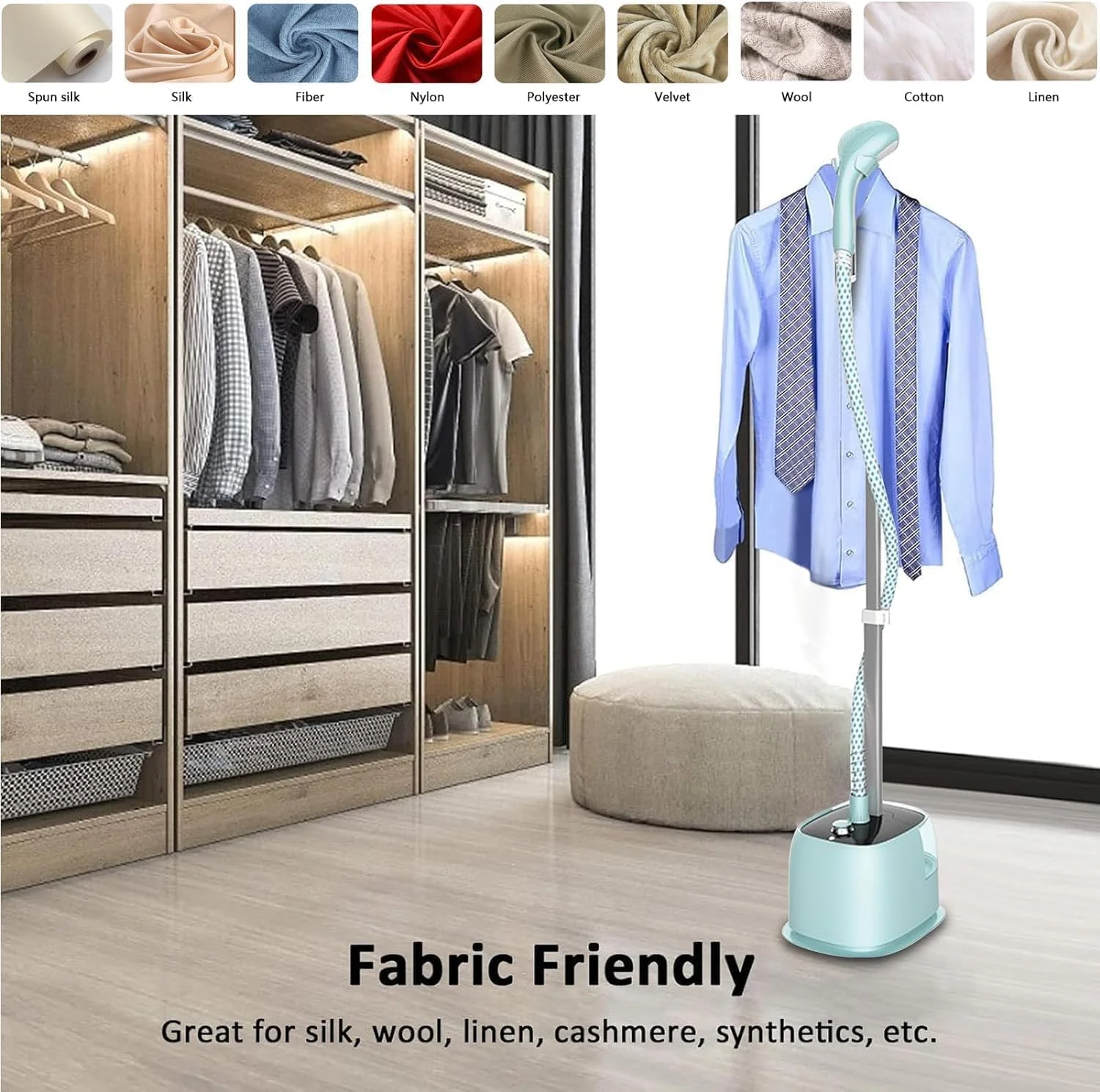 بخارگر ایستاده لباس 1800 واتی، اتو بخار طراحی قابل حمل، 35 گرم در دقیقه، ظرفیت بزرگ 1.6 لیتری، بخار قوی نافذ، از بین برنده چروک برای خانه، محل کار و مسافرت، جمع شونده بدون گره بخارگر ایستاده لباس 1800 واتی، اتو بخار طراحی قابل حمل، 35 گرم در دقیقه، ظرفیت بزرگ 1.6 لیتری، بخار قوی نافذ، از بین برنده چروک برای خانه، محل کار و مسافرت، جمع شونده بدون گره