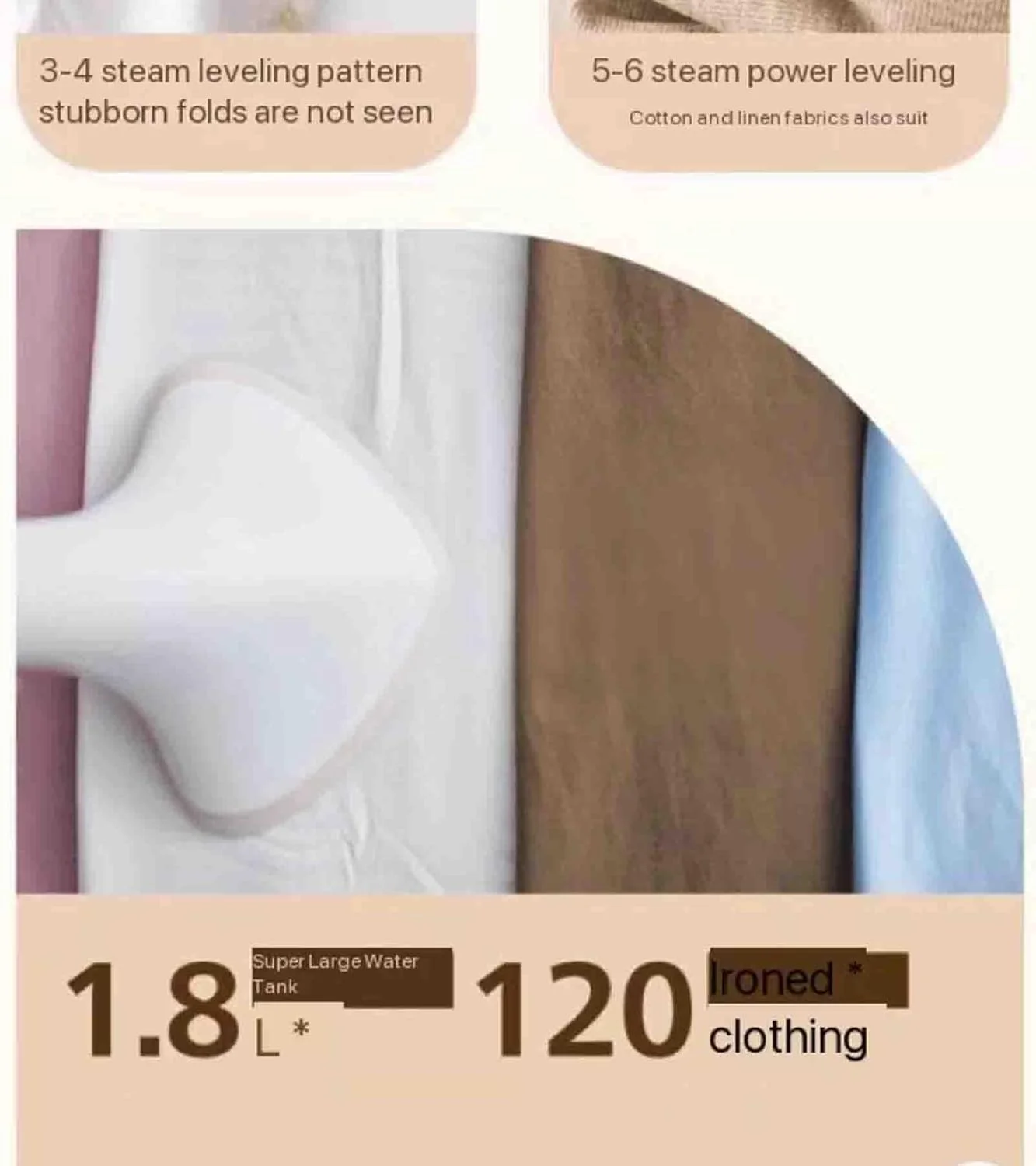 بخارگر ایستاده لباس، بخارگر لباس با میز اتو، گرم شدن سریع در 30 ثانیه، 6 سطح بخار، مخزن آب 1.8 لیتری، بخارگر حرفه ای پوشاک بخارگر ایستاده لباس، بخارگر لباس با میز اتو، گرم شدن سریع در 30 ثانیه، 6 سطح بخار، مخزن آب 1.8 لیتری، بخارگر حرفه ای پوشاک