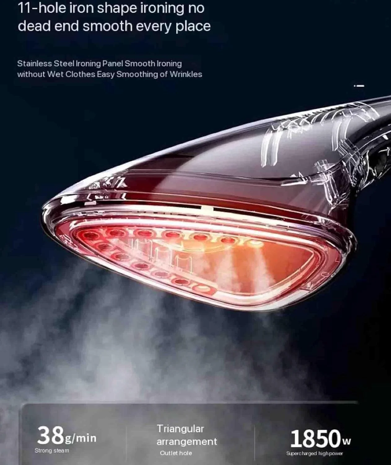 بخارگر ایستاده لباس، بخارگر قدرتمند و ایستاده لباس با قابلیت تنظیم ارتفاع به همراه تخته اتو، گرم شدن سریع در 30 ثانیه، دارای مخزن آب 1.5 لیتری (سفید) بخارگر ایستاده لباس، بخارگر قدرتمند و ایستاده لباس با قابلیت تنظیم ارتفاع به همراه تخته اتو، گرم شدن سریع در 30 ثانیه، دارای مخزن آب 1.5 لیتری (سفید)