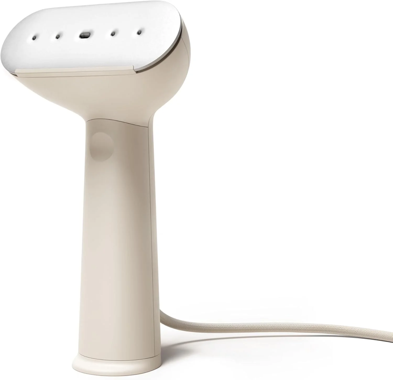 بخارشوی مسافرتی STEAMERY Stockholm Cirrus No. 3 با اتو پرس داخلی - ژنراتور بخار قابل حمل - تمیز کننده بخار لباس، پارچه های ظریف و منسوجات (رنگ ماسه ای)