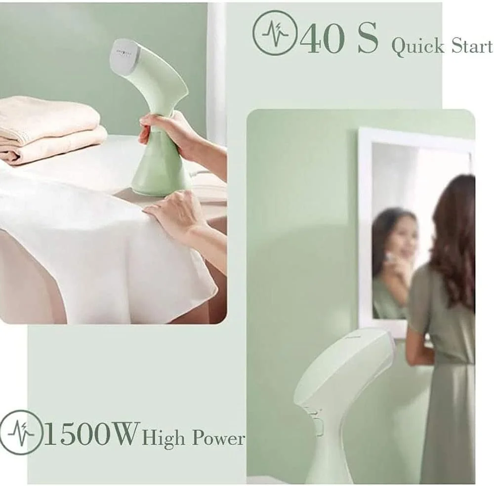 بخارگر لباس UOOD، بخارگر قابل حمل مینی، بخارگر دستی لباس، گرم شدن سریع، اتو بخار لباس تخت و عمودی، از بین برنده چروک، برای مسافرت، خانه و محل کار