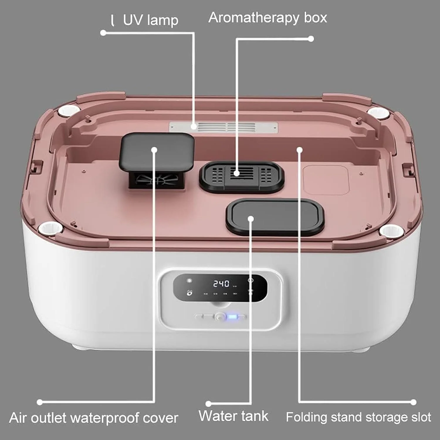 اتو بخار عمودی بی سیم اتوماتیک، بخارگر تاشو آویز لباس، دارای جعبه رایحه درمانی داخلی، برای لباس و پارچه، به سرعت چروک ها را از بین می برد، 800 وات/900 وات