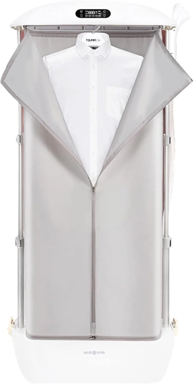 اتو بخار عمودی برای لباس، ماشین مراقبت یکپارچه خشک کن بخار اتوماتیک لباسشویی، بخارگر قابل حمل تاشو لباس، صرفه جویی در فضا و زمان خشک کن لباس