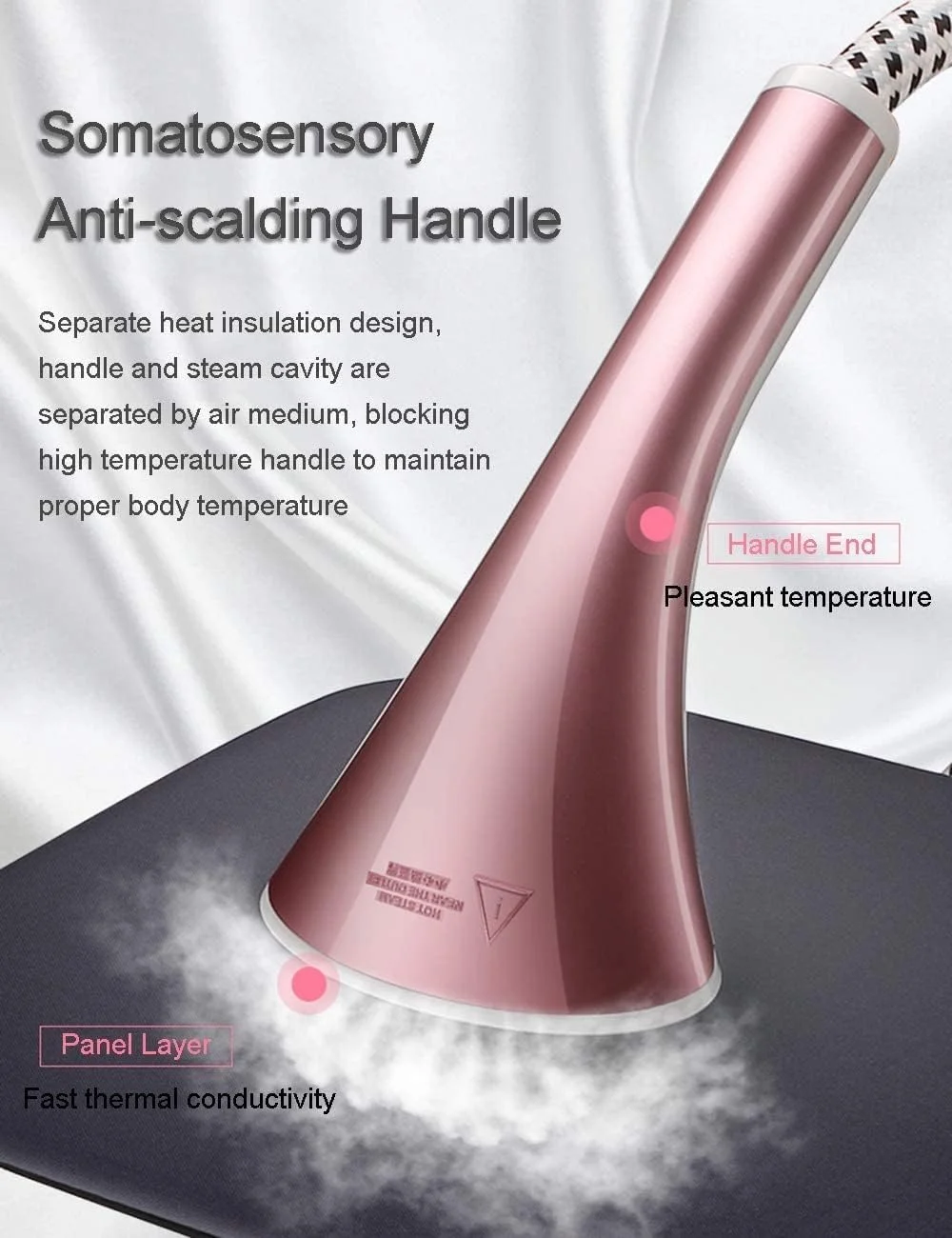 بخارگر عمودی لباس 2000 وات، اتو بخار ایستاده لباس، اتوکشی حرفه ای با 10 سطح بخار برای انواع لباس بخارگر عمودی لباس 2000 وات، اتو بخار ایستاده لباس، اتوکشی حرفه ای با 10 سطح بخار برای انواع لباس