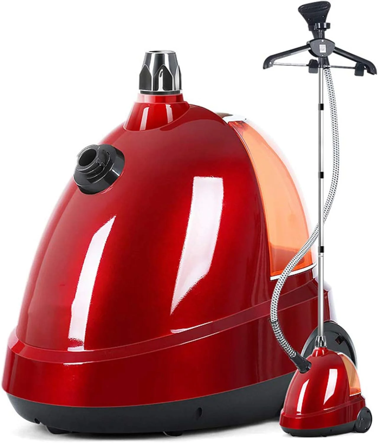 بخارگر عمودی لباس 1850 وات، بخارگر لباس حرفه ای و سنگین برای مصارف تجاری، اتو بخار دستی لباس، حذف سریع چروک در 35 ثانیه با مخزن آب 2.6 لیتری بخارگر عمودی لباس 1850 وات، بخارگر لباس حرفه ای و سنگین برای مصارف تجاری، اتو بخار دستی لباس، حذف سریع چروک در 35 ثانیه با مخزن آب 2.6 لیتری