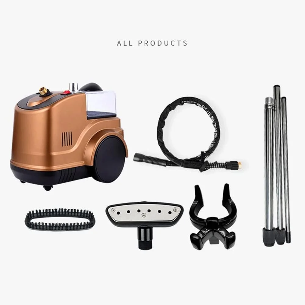 بخارگر عمودی لباس 2000 وات، بخارگر لباس حرفه ای و سنگین برای مصارف تجاری و خانگی، اتو بخار دستی لباس با قابلیت حذف سریع چروک در 45 ثانیه (سفید) بخارگر عمودی لباس 2000 وات، بخارگر لباس حرفه ای و سنگین برای مصارف تجاری و خانگی، اتو بخار دستی لباس با قابلیت حذف سریع چروک در 45 ثانیه (سفید)