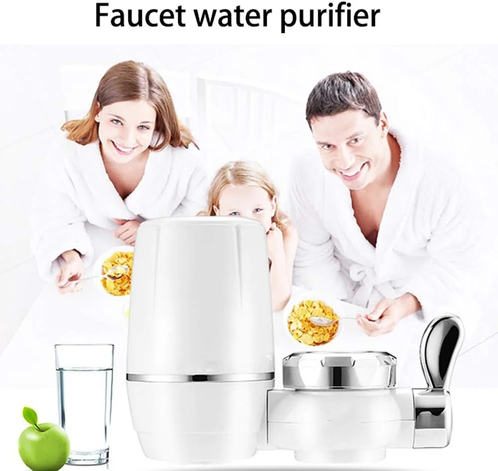 تصفیه کننده آب شیر آشپزخانه Ajcoflt، حذف ناخالصی ها، زنگ زدگی، فیلتر آب سرامیکی کوچک قابل شستشو تصفیه کننده آب شیر آشپزخانه Ajcoflt، حذف ناخالصی ها، زنگ زدگی، فیلتر آب سرامیکی کوچک قابل شستشو