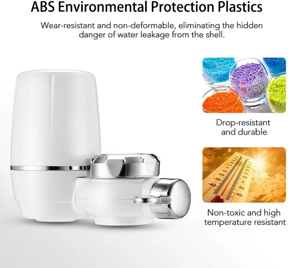 تصفیه کننده آب شیر آشپزخانه Ajcoflt، حذف ناخالصی ها، زنگ زدگی، فیلتر آب سرامیکی کوچک قابل شستشو تصفیه کننده آب شیر آشپزخانه Ajcoflt، حذف ناخالصی ها، زنگ زدگی، فیلتر آب سرامیکی کوچک قابل شستشو