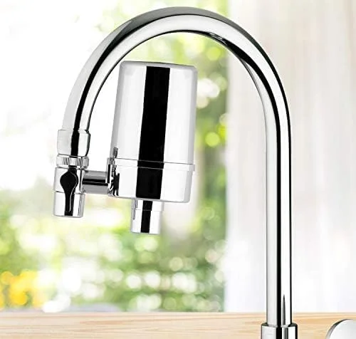 دستگاه تصفیه آب شیر آشپزخانه AECERA، فیلتر قابل حمل شیر آب خانگی، نرم کننده کربن فعال فیلتر کلر تصفیه کننده آب