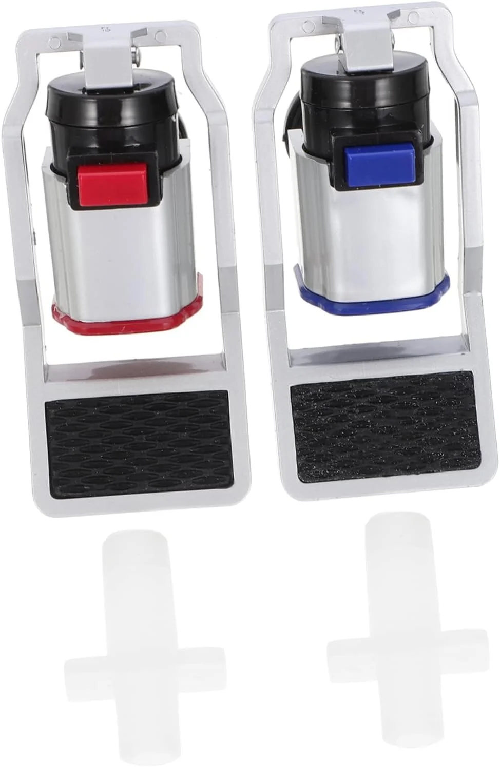 شیر آب سردکن Azonee، 2 عدد شیر فشاری مستقیم آب سرد و گرم، قطعه شیر آب قابل استفاده مجدد برای دستگاه تصفیه آب، ایمن برای کودکان