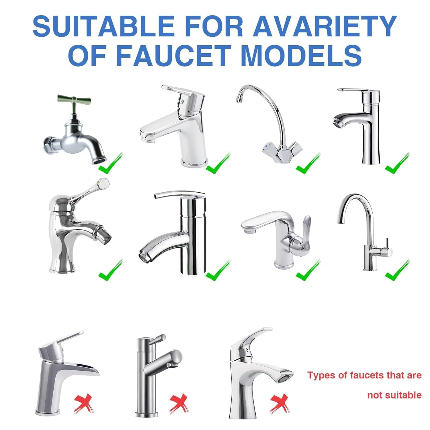 شیر آب فیلتر دار سینک، شیر تصفیه آب آشپزخانه با چرخش 360 درجه، فیلتر شیر آب حمام برای حذف کلر، فلوراید، فلزات سنگین و سختی آب برای خانه، آشپزخانه و حمام شیر آب فیلتر دار سینک، شیر تصفیه آب آشپزخانه با چرخش 360 درجه، فیلتر شیر آب حمام برای حذف کلر، فلوراید، فلزات سنگین و سختی آب برای خانه، آشپزخانه و حمام