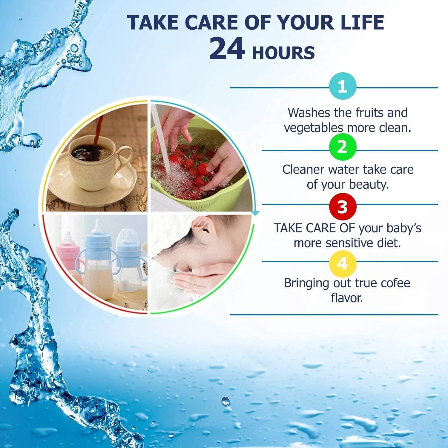 فیلتر تصفیه آب شیر یونیورسال آزون، 4 عدد فیلتر سرامیکی دیاتوم، فیلتر کربن فعال پوسته نارگیل، فیلتر شیر آب خانگی، عملکرد تصفیه بسیار کارآمد، کاهش سرب و کلر فیلتر تصفیه آب شیر یونیورسال آزون، 4 عدد فیلتر سرامیکی دیاتوم، فیلتر کربن فعال پوسته نارگیل، فیلتر شیر آب خانگی، عملکرد تصفیه بسیار کارآمد، کاهش سرب و کلر