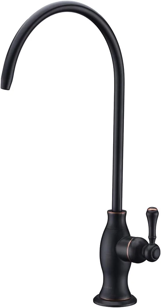 شیر آب تصفیه آب آشامیدنی دله روزا، شیر آب تصفیه آب تجاری مدرن برنجی پرداخت شده با روغن برنز برای سینک آشپزخانه و بار شیر آب تصفیه آب آشامیدنی دله روزا، شیر آب تصفیه آب تجاری مدرن برنجی پرداخت شده با روغن برنز برای سینک آشپزخانه و بار