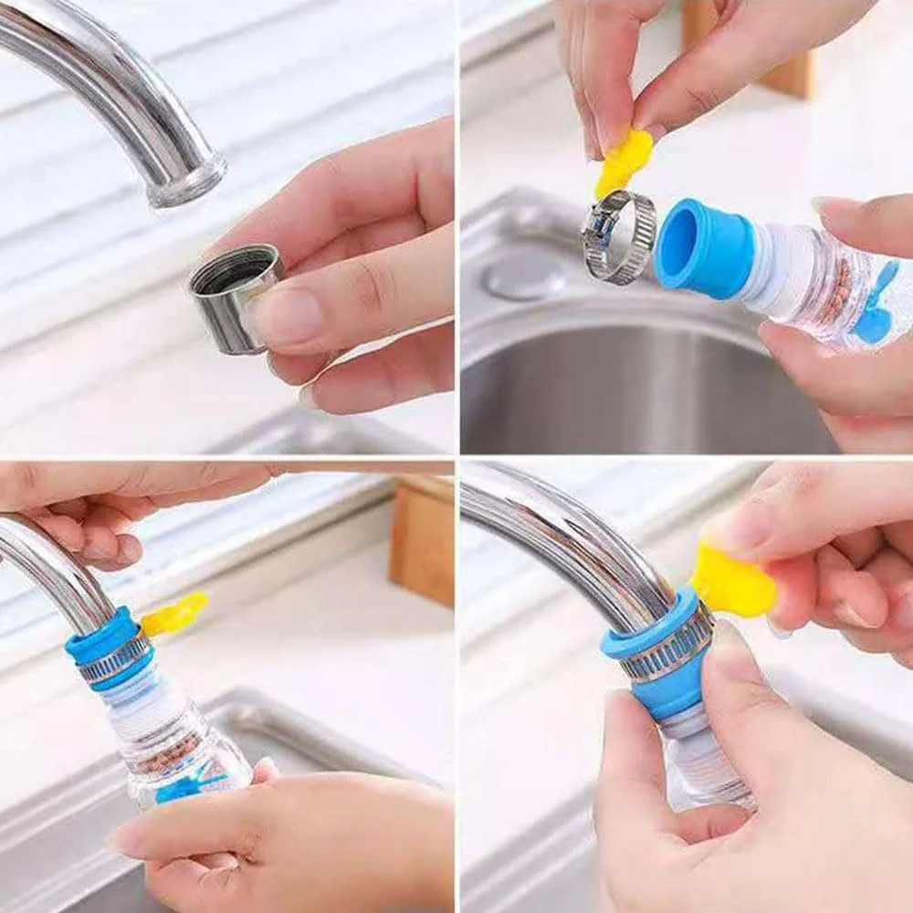 ست فیلتر شیر آب Defsedar 2 عددی - افزایش دهنده های شیر آب با قابلیت چرخش 360 درجه، تصفیه کننده آب قابل تنظیم برای سینک، نصب و نگهداری آسان، کاهش هدر رفت آب، مناسب برای آشپزخانه و حمام ست فیلتر شیر آب Defsedar 2 عددی - افزایش دهنده های شیر آب با قابلیت چرخش 360 درجه، تصفیه کننده آب قابل تنظیم برای سینک، نصب و نگهداری آسان، کاهش هدر رفت آب، مناسب برای آشپزخانه و حمام