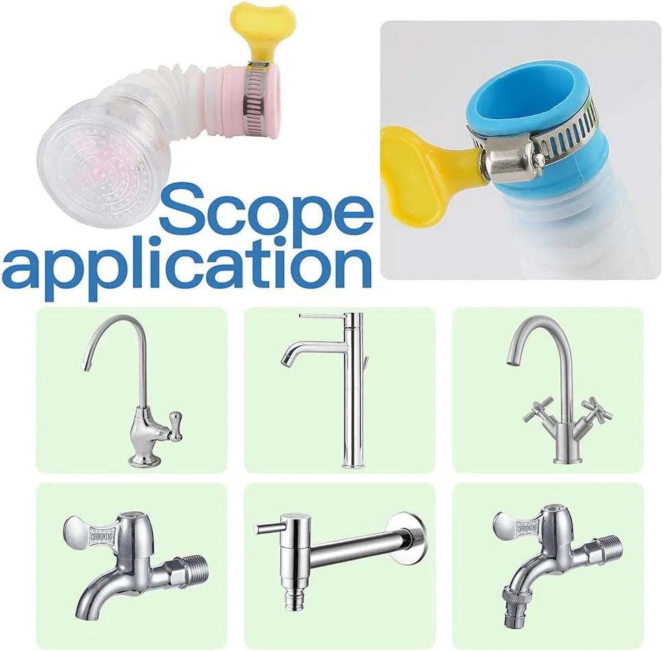 ست فیلتر شیر آب Defsedar 2 عددی - افزایش دهنده های شیر آب با قابلیت چرخش 360 درجه، تصفیه کننده آب قابل تنظیم برای سینک، نصب و نگهداری آسان، کاهش ضایعات آب، مناسب برای آشپزخانه و حمام ست فیلتر شیر آب Defsedar 2 عددی - افزایش دهنده های شیر آب با قابلیت چرخش 360 درجه، تصفیه کننده آب قابل تنظیم برای سینک، نصب و نگهداری آسان، کاهش ضایعات آب، مناسب برای آشپزخانه و حمام